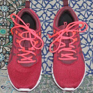 Asics Orange & Red Women's Running Shoes
